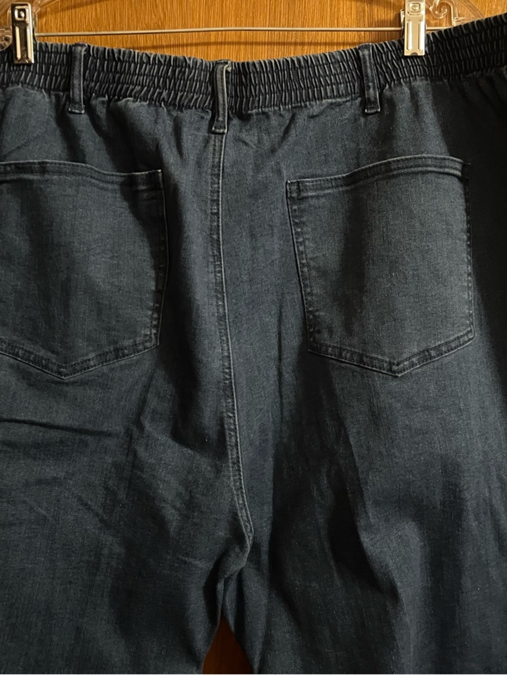 Blair 26W Dark Blue Women's Jeans with Floral Embroidery - Picture 3 of 15